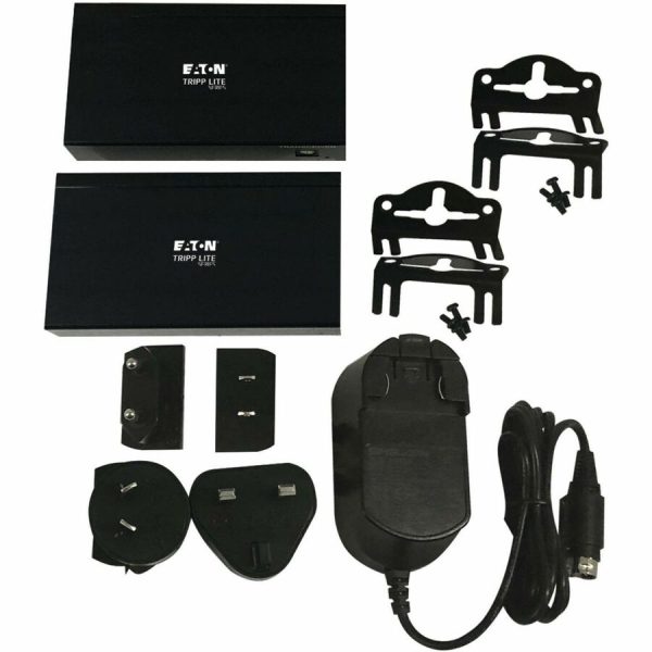 Eaton Tripp Lite Series DisplayPort over Cat6 Extender Kit, Transmitter and Receiver with Repeater, 4K 60 Hz, 4:4:4, Power over Cable, 230 ft. (70 m), TAA - Image 5