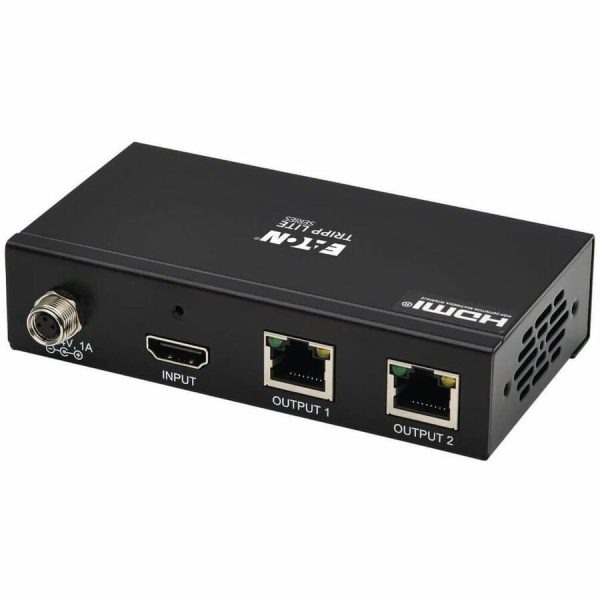 Eaton Tripp Lite Series 2-Port HDMI over Cat6 Extender Kit, Splitter/2x Pigtail Receivers - 4K 60 Hz, HDR, 4:4:4, PoC, 230 ft. (70.1 m), TAA - Image 5