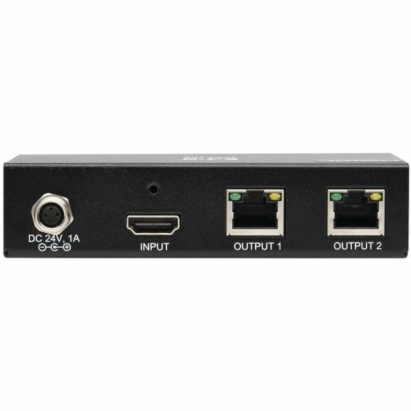 Eaton Tripp Lite Series 2-Port HDMI over Cat6 Extender Kit, Splitter/2x Pigtail Receivers - 4K 60 Hz, HDR, 4:4:4, PoC, 230 ft. (70.1 m), TAA - Image 6
