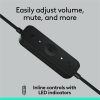 Logitech H570e USB Wired Mono Headset, USB-A, Noise-Canceling Mics, Inline Controls, Certified for Microsoft Teams, Black - Image 7