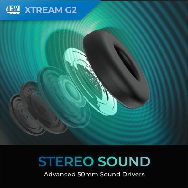 Adesso Stereo USB Gaming Headset with Microphone - Image 3