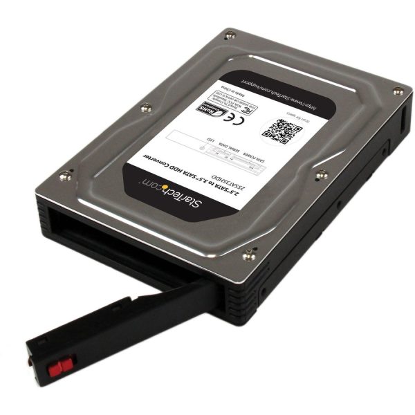 StarTech.com 2.5" to 3.5" SATA Aluminum Hard Drive Adapter Enclosure with SSD / HDD Height up to 12.5mm - Image 2