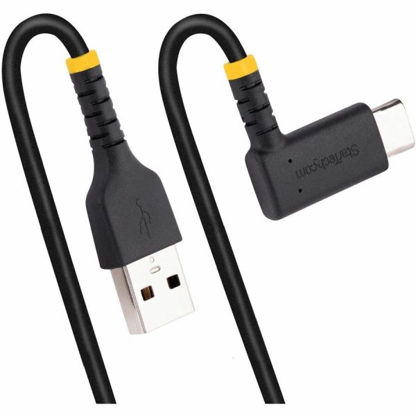 StarTech.com 3ft (1m) USB A to C Charging Cable Right Angle, Heavy Duty Fast Charge USB-C Cable, Durable and Rugged Aramid Fiber, 3A - Image 5