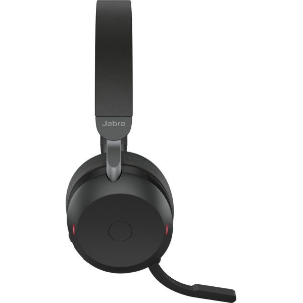 Jabra Evolve2 75 Wireless On-ear Stereo Headset - USB-C - Unified Communication - Black - Binaural - Ear-cup - 3000 cm - Bluetooth - 20 Hz to 20 kHz - MEMS Technology Microphone - Noise Cancelling - Image 13