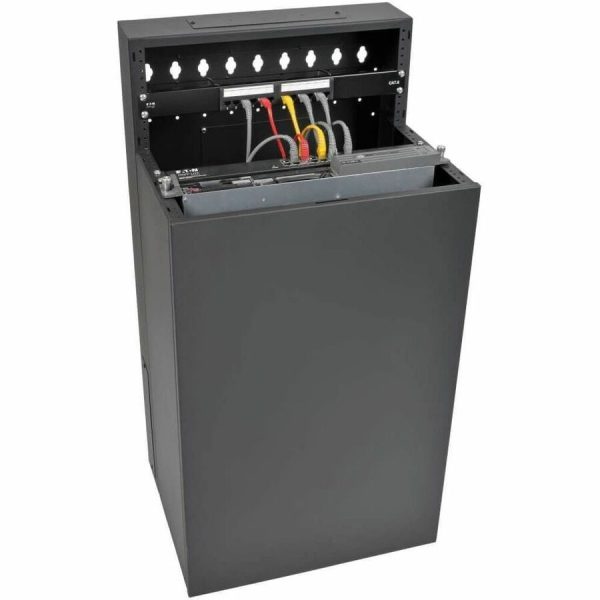 Eaton Tripp Lite Series SmartRack 12U Low-Profile Vertical-Mount Wall-Mount Small Server Rack Enclosure - Image 4