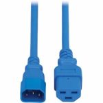 PWR CORD C14 TO C21 2.5FT BLU