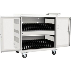 32Port USB Charging Cart Wht
