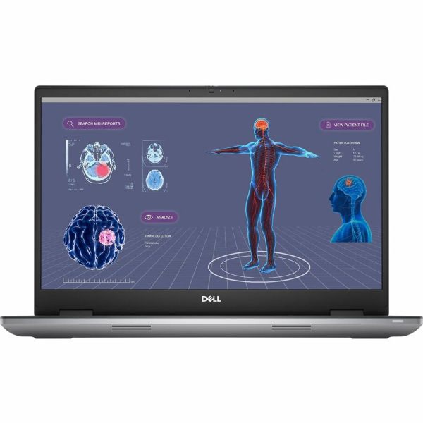 Dell Precision 7000 7780 17.3" Mobile Workstation - Full HD - Intel Core i7 13th Gen i7-13850HX - vPro Technology - 32 GB - 512 GB SSD - English (US) Keyboard - Aluminum Titan Gray - Image 4