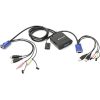 IOGEAR 2-Port USB VGA Cable KVM with DisplayPort Adapters - Image 2