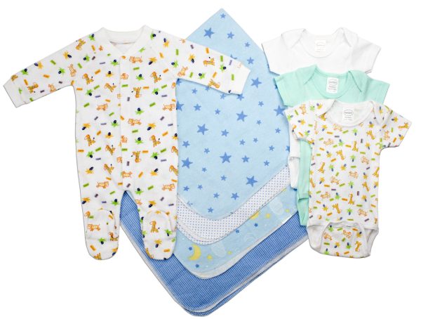 Newborn Baby Boy 8 Pc  Baby Shower Gift Set Ls_0021 - Image 2
