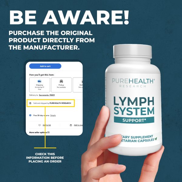 PureHealth Research Lymph System Support Supplement; Lymphatic Drainage Supplement with Dandelion - Image 5