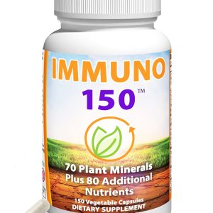 Immuno150 Immune Support Supplement, 150 Vegetable Capsules - Immunity Boost Packed w/ Antioxidants