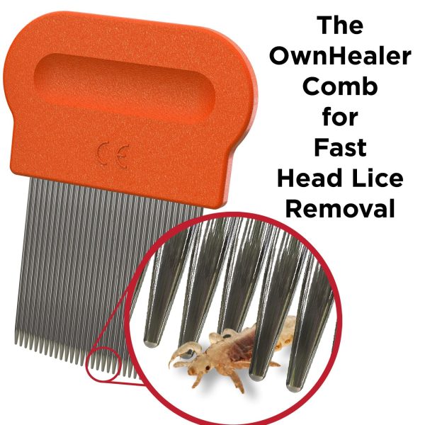 Lice Comb [Pack of 3]   Fast Removal of Lice Eggs Nits and Dandruff. Professional Results for Head Lice Treatment on All Different Types of Hair. Peine para piojos y liendres. - Image 5