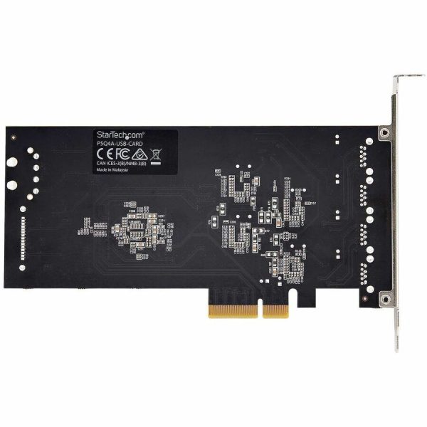 StarTech.com 4-Port USB PCIe Card, USB 3.2 5Gbps, PCI Express Expansion Card with 4x Independent USB Controllers, 4x USB-A Ports - Image 6