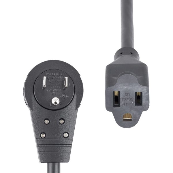 StarTech.com 6ft Power Extension Cord, Rotating Flat Plug Extension Cord, NEMA 5-15P to NEMA 5-15R Cable, 16 AWG, 125V/15A, UL Certified - Image 4