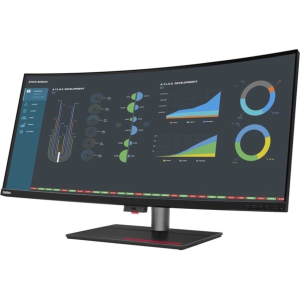 Lenovo ThinkVision P40w-20 40" Class 5K2K WUHD Curved Screen LED Monitor - 21:9 - Raven Black - Image 2