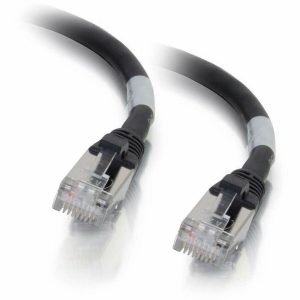 C2G-10ft Cat6a Snagless Shielded (STP) Network Patch Cable - Black