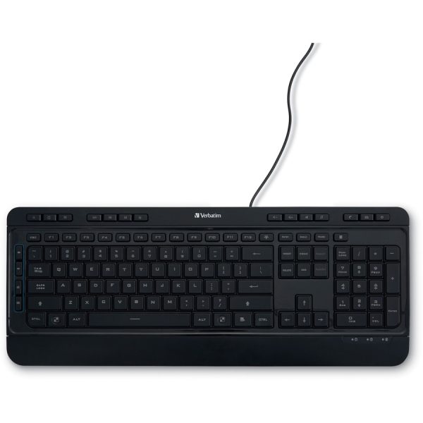 Verbatim Illuminated Wired Keyboard - Image 7