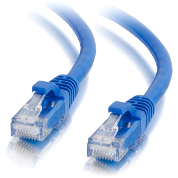 C2G 14ft Cat6a Snagless Unshielded (UTP) Network Patch Ethernet Cable-Blue - Image 2