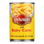 Dynasty Baby Corn - Cut - Case of 12 - 15 oz.