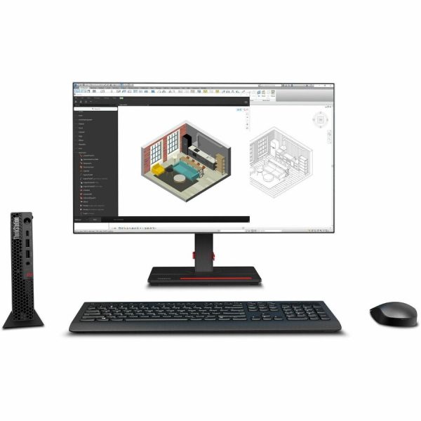 Lenovo ThinkStation P3 30H0006YUS Workstation - 1 Core i7 14th Gen i7-14700 - vPro Technology - 32 GB - 1 TB SSD - Tiny - Black - Image 6