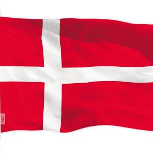 Denmark (Danish) Flag 150D Printed Polyester 3x5 Ft