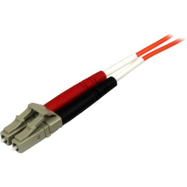 StarTech.com 2m Fiber Optic Cable - Multimode Duplex 50/125 - OFNP Plenum - LC/LC - OM2 - LC to LC Fiber Patch Cable - Image 2