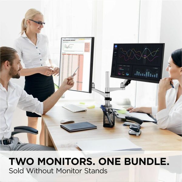 ViewSonic VG2448A-2_H2 24 Inch Dual Pack Head-Only 1080p IPS Monitor with Ultra-Thin Bezels, HDMI, DisplayPort, USB, and VGA for Home and Office - Image 4