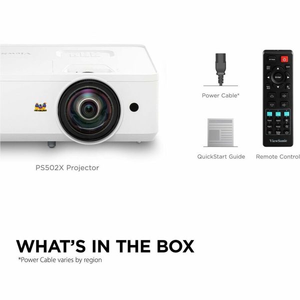 ViewSonic PS502X 4000 Lumens XGA HDMI Short Throw Projector for Education and Office - Image 2