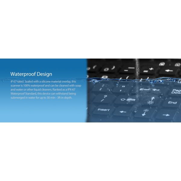 Adesso Antimicrobial Waterproof Touchpad Keyboard - Image 9
