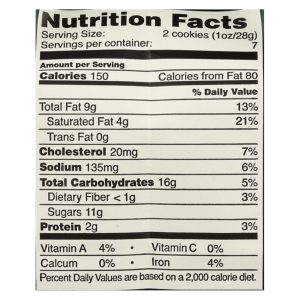 Tate's Bake Shop Chocolate Chip Walnut Cookies - Case of 12 - 7 oz.