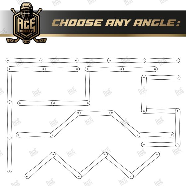 ACE HOCKEY Lightweight Stickhandling Training Aid   Snake Equipment for Puck Control Street Hockey Training Reaction Time and Coordination Durable Portable and Adjustable - Image 4