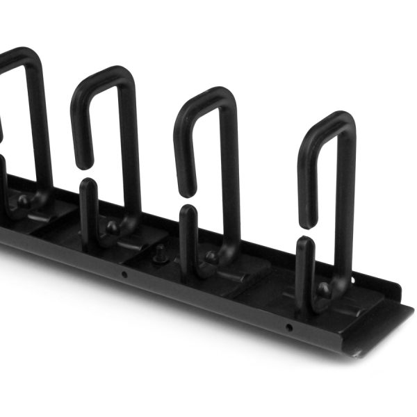 StarTech.com Vertical Cable Organizer with D-Ring Hooks - Vertical Cable Management Panel - 20U - 2.8ft. - Image 3