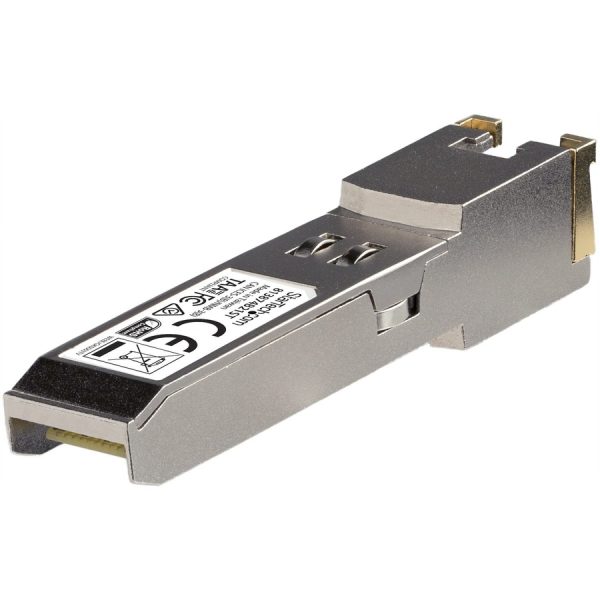 StarTech.com HPE 813874-B21 Compatible SFP+ Module - 10GBASE-T - 10GE Gigabit Ethernet SFP+ to RJ45 Cat6/Cat5e - 30m - Image 4