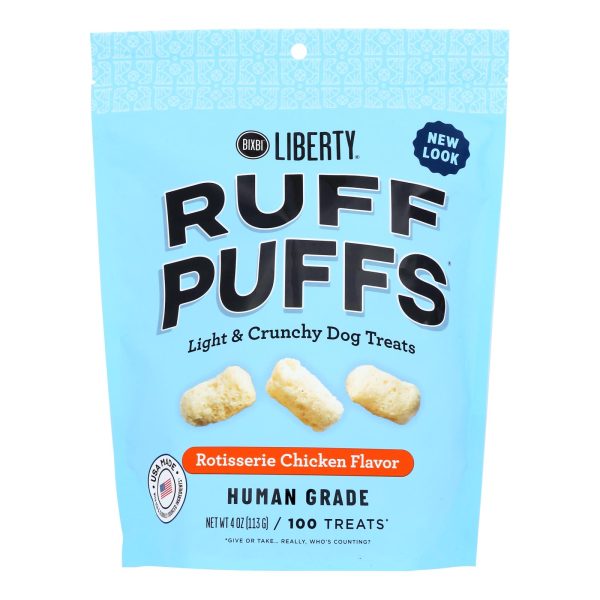 Bixbi - Ruff Puffs Rotissrie Chicken - Case of 8-4 OZ - Image 3
