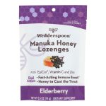Wedderspoon - Loz Manuka Honey Elderberry - Case of 6-2.6 OZ