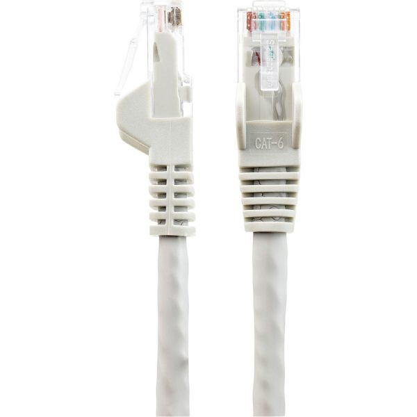 StarTech.com 6ft (1.8m) CAT6 Ethernet Cable, LSZH (Low Smoke Zero Halogen) 10 GbE Snagless 100W PoE UTP RJ45 Gray Network Patch Cord, ETL - Image 3