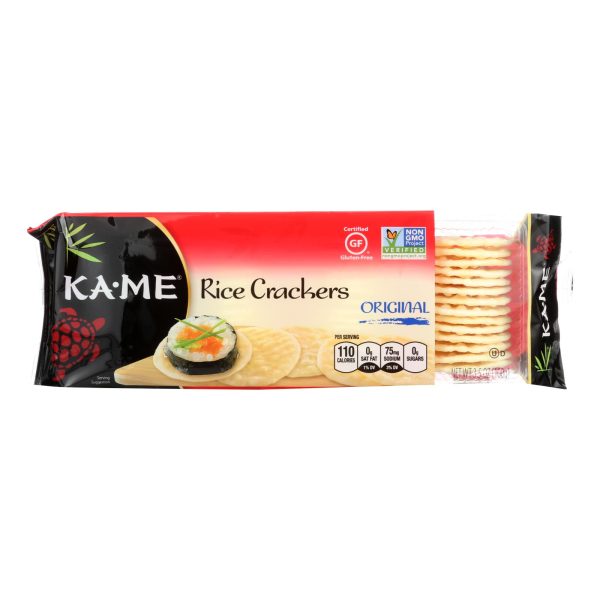 Ka'Me Rice Crackers - Original - Case of 12 - 3.5 oz. - Image 3