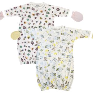 Newborn Baby Girl 4 Piece Gown Set Nc_0832