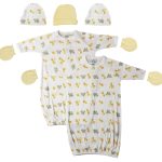 Unisex Newborn Baby 7 Piece Gown Set Nc_0769