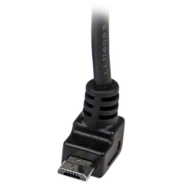 StarTech.com 2m Micro USB Cable - A to Up Angle Micro B - Image 4