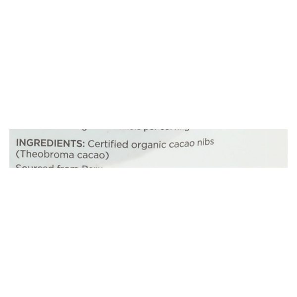 Navitas Naturals Cacao Nibs - Organic - Raw - 4 oz - case of 12 - Image 3