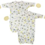 Unisex Newborn Baby 4 Piece Gown Set Nc_0840