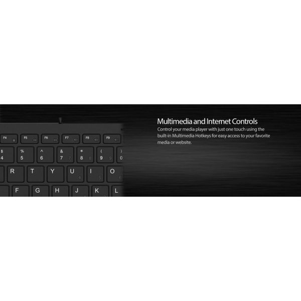Adesso Mini Keyboard with USB Hubs - Image 5