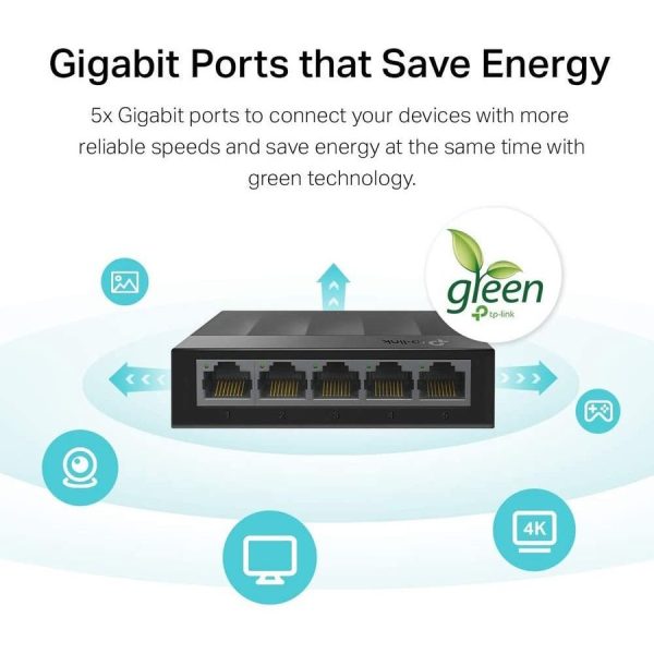 TP-Link LS1005G - Litewave 5 Port Gigabit Ethernet Switch - Image 9