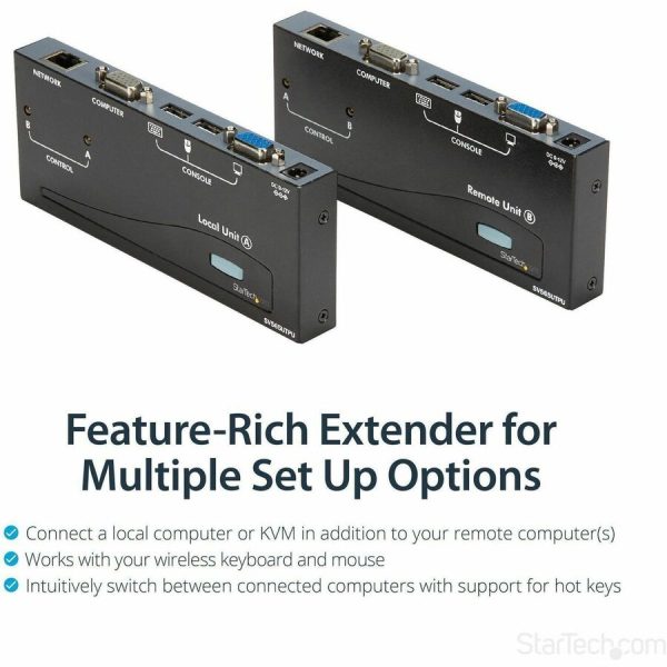 StarTech.com USB VGA KVM Console Extender over CAT5 UTP (500 ft) - Image 3
