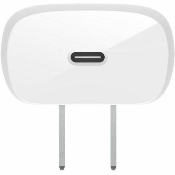 Belkin 30W USB-C PD 3.0 PPS Wall Charger w/ 3.3 ft USB-C Cable w/ Lightning Connector - White - Image 3