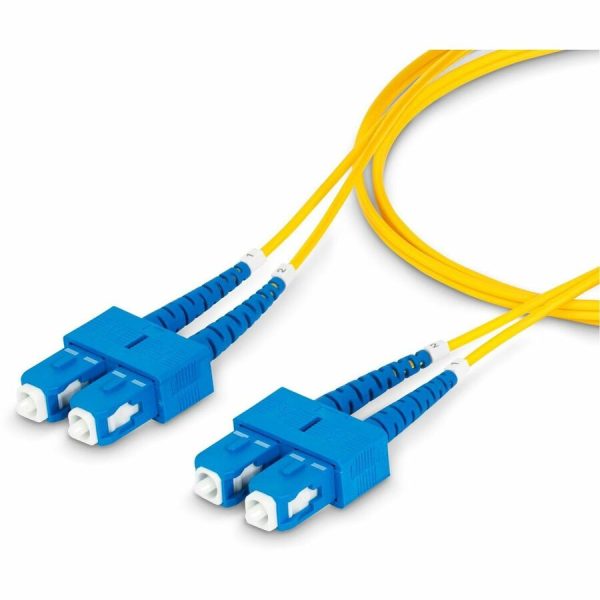 StarTech.com 2m (6.6ft) SC to SC (UPC) OS2 Single Mode Duplex Fiber Optic Cable, 9/125, 40G/100G, Low Insertion Loss, LSZH Jumper Cord - Image 5