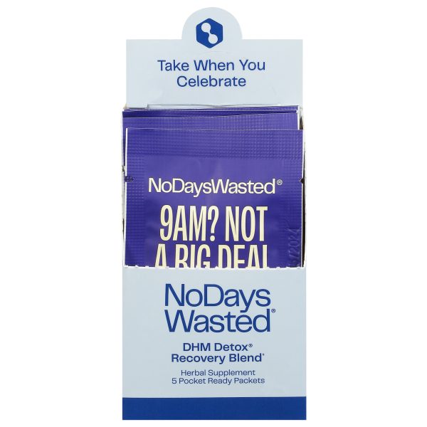 No Days Wasted - Dhm Detox Recovery 5 Pack - 1 Each-5 CT - Image 2