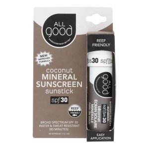 All Good - Sunstick Coconut SPF30 - Case of 12-.6 OZ